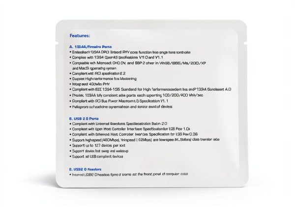 Syba VIA VT6214L USB 2.0 FireWire Card for PC-4