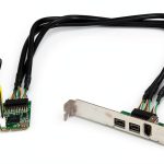 StarTech.com FireWire Port Card for PCI Express Mini Card-0