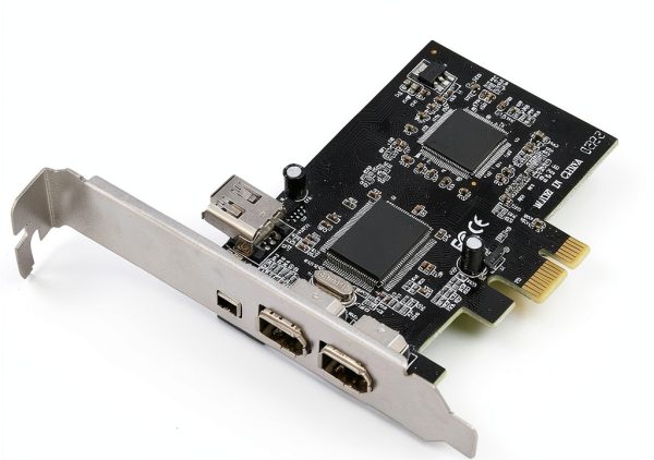 PCI Express FireWire Card Dilwe 3-Port Duplex-2