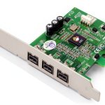 FireWire 800 PCIe Card SIIG 3-Port Adapter-0