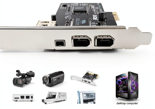 NFHK PCI-E 1394a Firewire Card for PC-7