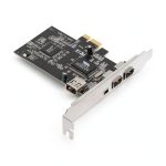 cablecc IEEE 1394 Firewire PCI Express Card 400Mbps-0