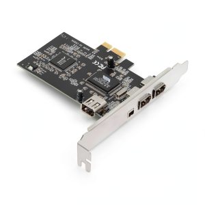 cablecc IEEE 1394 Firewire PCI Express Card 400Mbps-0