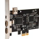 PCI Express FireWire Card Dilwe 3-Port Duplex-0