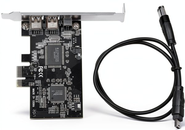 ASHATA FireWire PCI Express Card 2.5Gbps Hot Swap-0