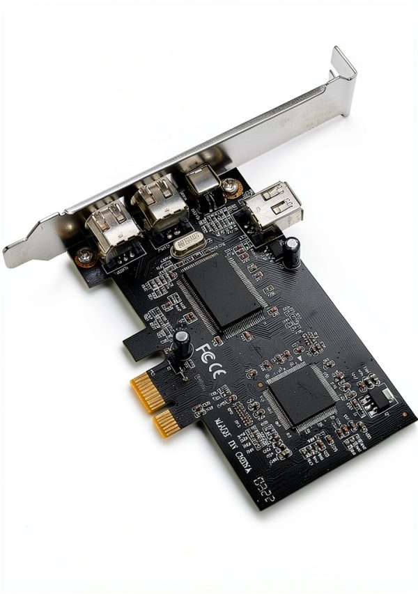 PCI Express FireWire Card Dilwe 3-Port Duplex-8