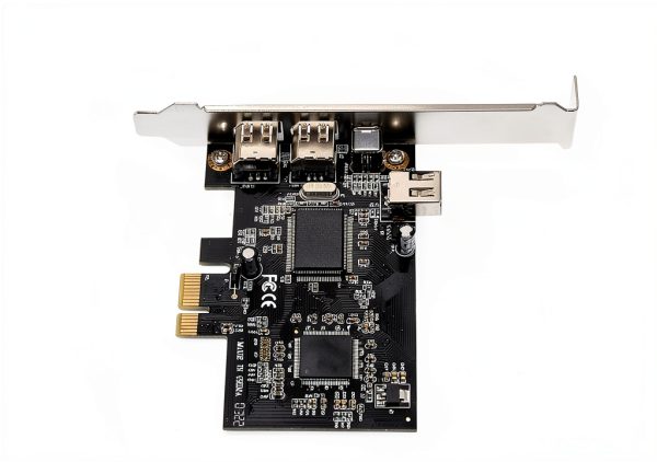 PCI Express FireWire Card Dilwe 3-Port Duplex-3