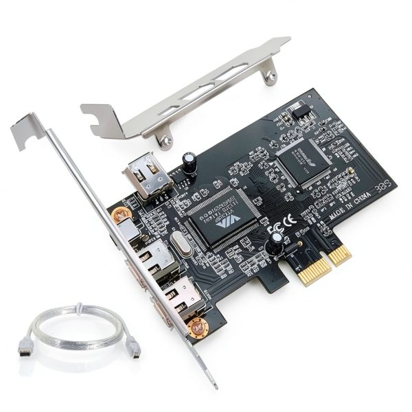 cablecc IEEE 1394 Firewire PCI Express Card 400Mbps-4