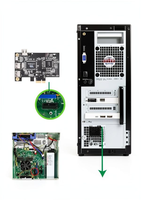 NFHK PCI-E 1394a Firewire Card for PC-8