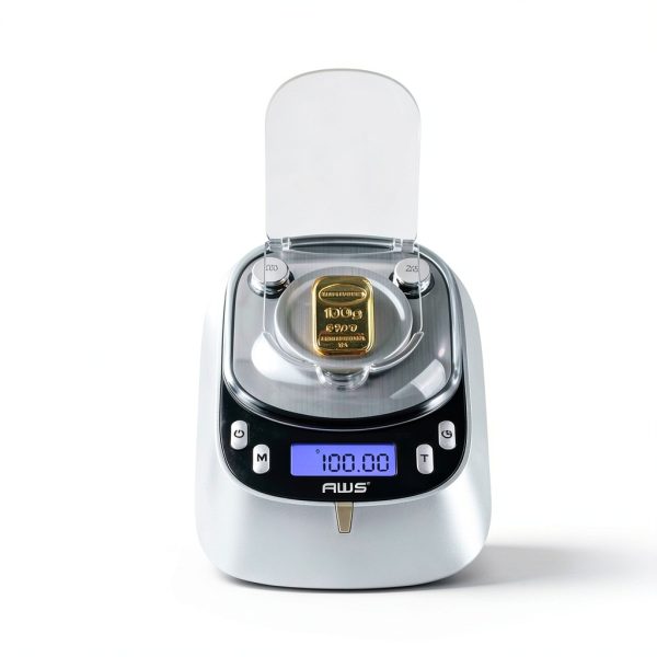AWS-ELITE-100 Digital Milligram Scale 100g x 0.001g | High Precision Jewellery & Lab Scale with 2 Calibration Weights and Protective Case-2