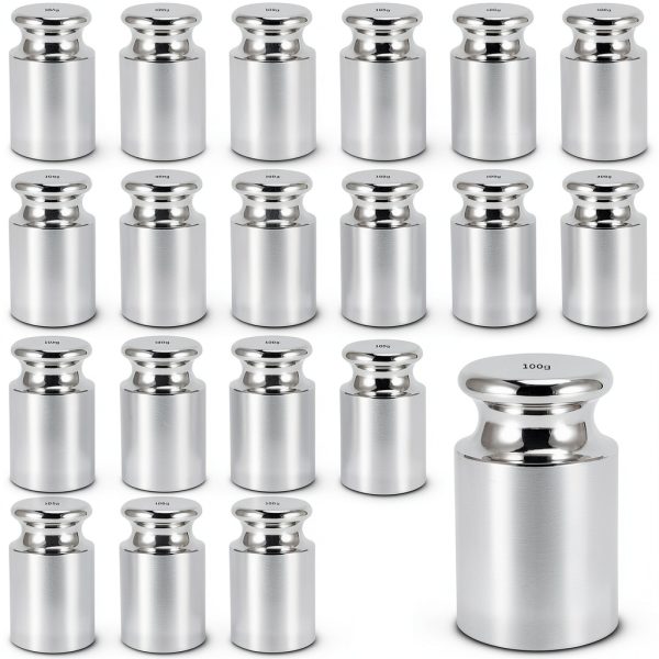 Calibration Weight 100g FUNSUEI 20pcs M1 Class Chrome Finish-0