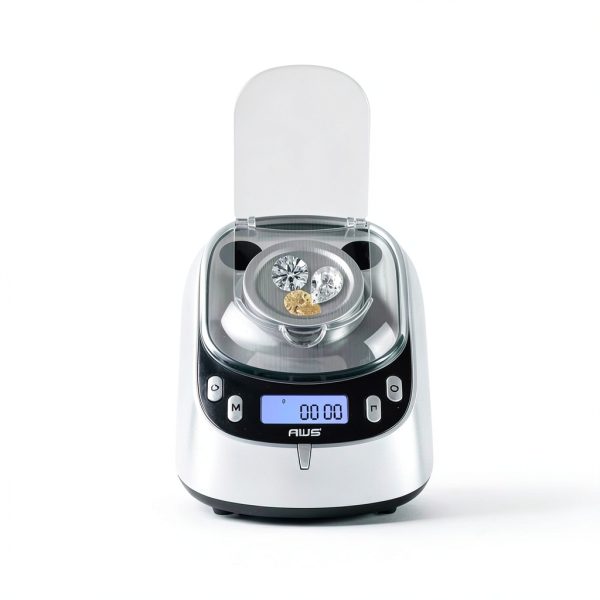 AWS-ELITE-100 Digital Milligram Scale 100g x 0.001g | High Precision Jewellery & Lab Scale with 2 Calibration Weights and Protective Case-4