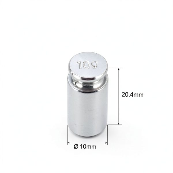uxcell Calibration Weight 10g M1 Precision Chrome Plated Steel for Digital Balance Scales-1
