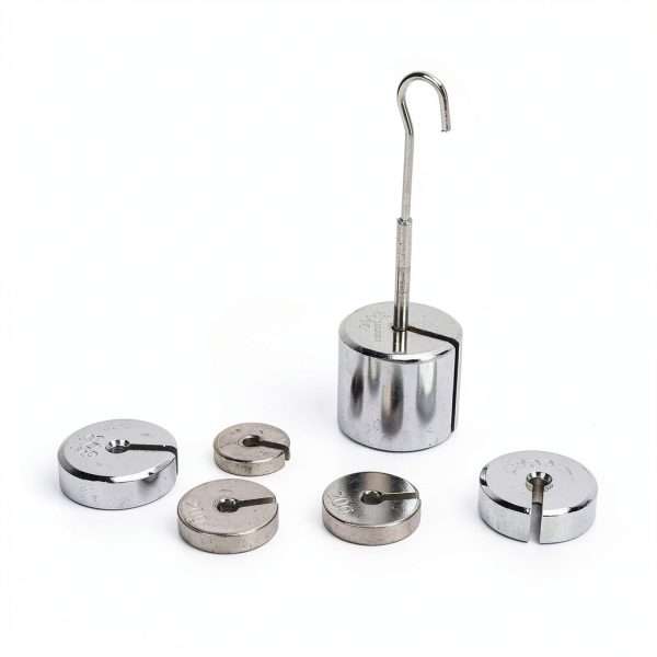 Precision Steel Slotted Mass Set Eujgoov 200g-50g-20g-10g Metal Hanger-0