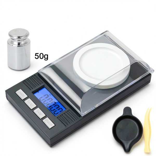 Digital Milligram Jewelry by Semme Pocket Scale with Weights-1