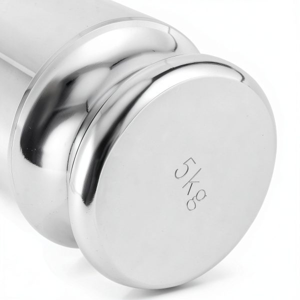 5kg Calibration Weight, Class M1 High Precision Grade 5000g Weigh Scales Calibration Weight, Precision Steel, Chrome Finish-3