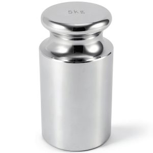 5kg Calibration Weight, Class M1 High Precision Grade 5000g Weigh Scales Calibration Weight, Precision Steel, Chrome Finish-0
